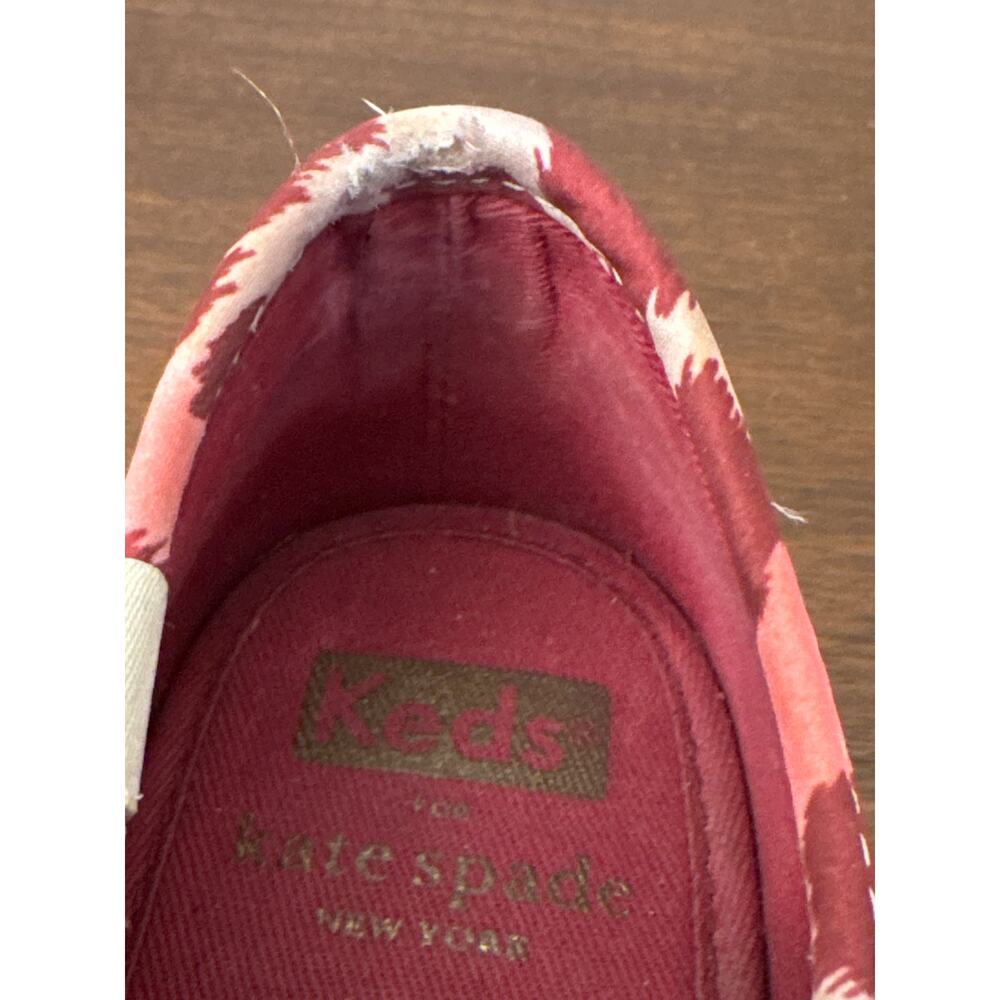 Keds for Kate Spade Pink Leopard Animal Print Lace Up Sneakers Size 6.5 - Picture 7 of 7